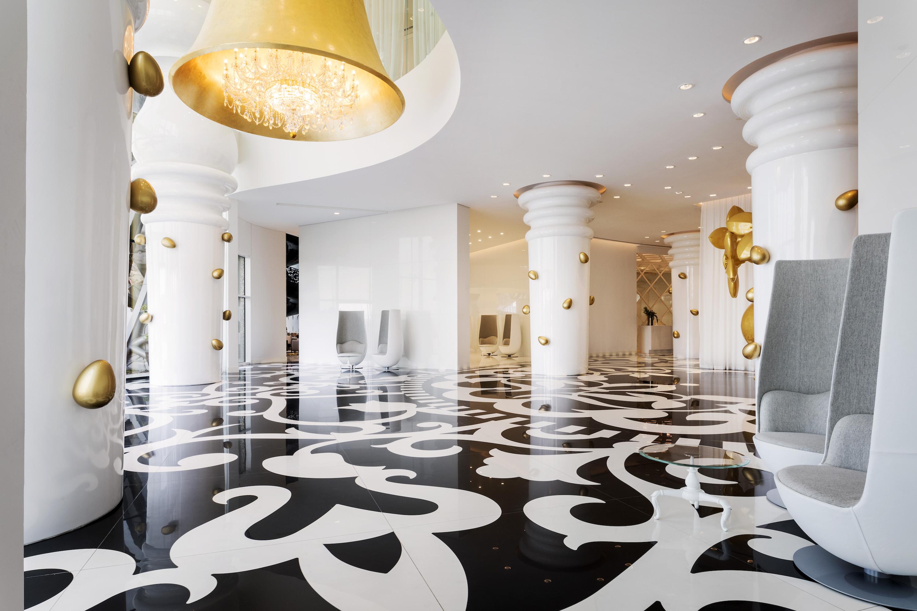 مدخل فندق Mondrian Doha